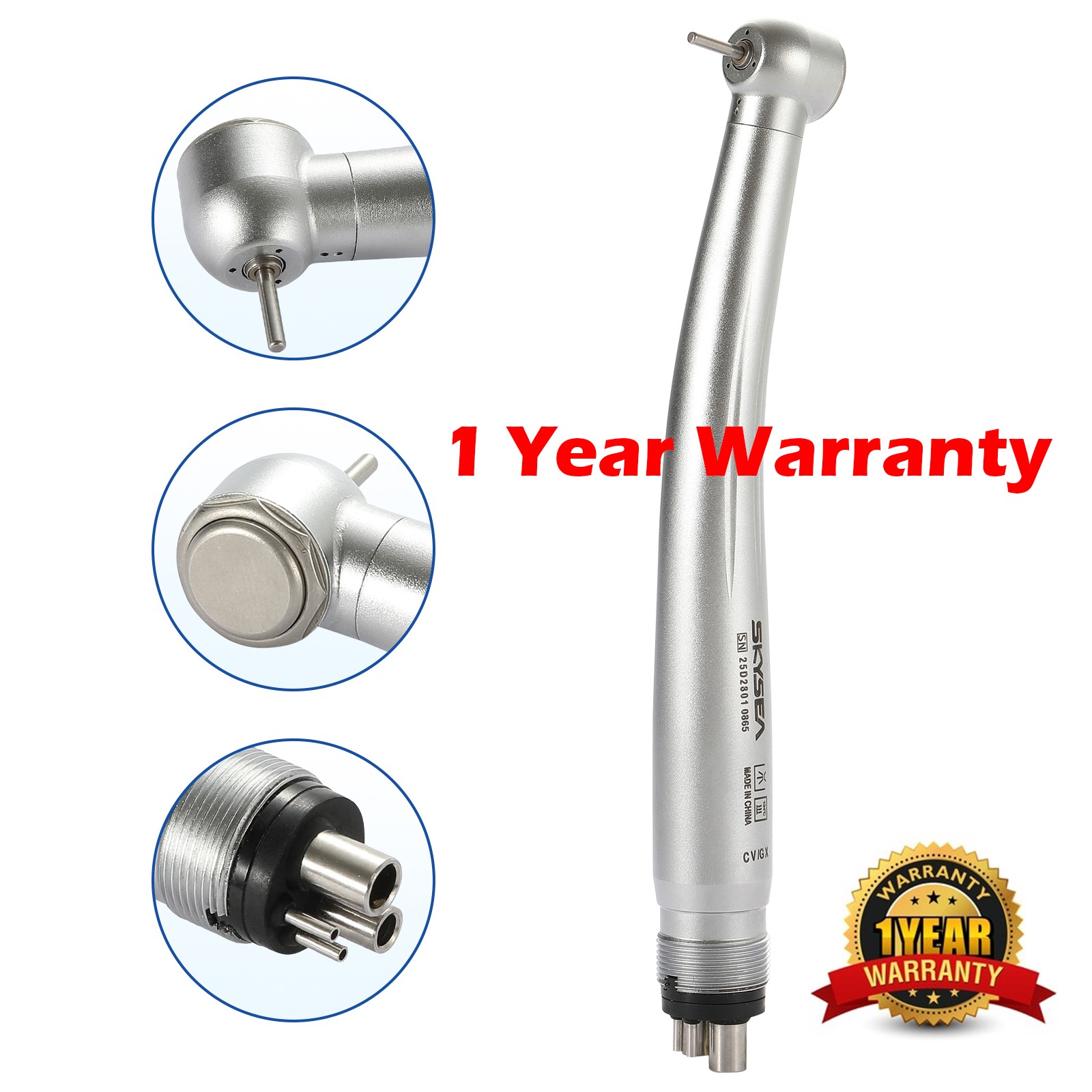 SANDENT High Speed Handpiece 4 Hole 2 Holes Push Button Turbine Y1BA4