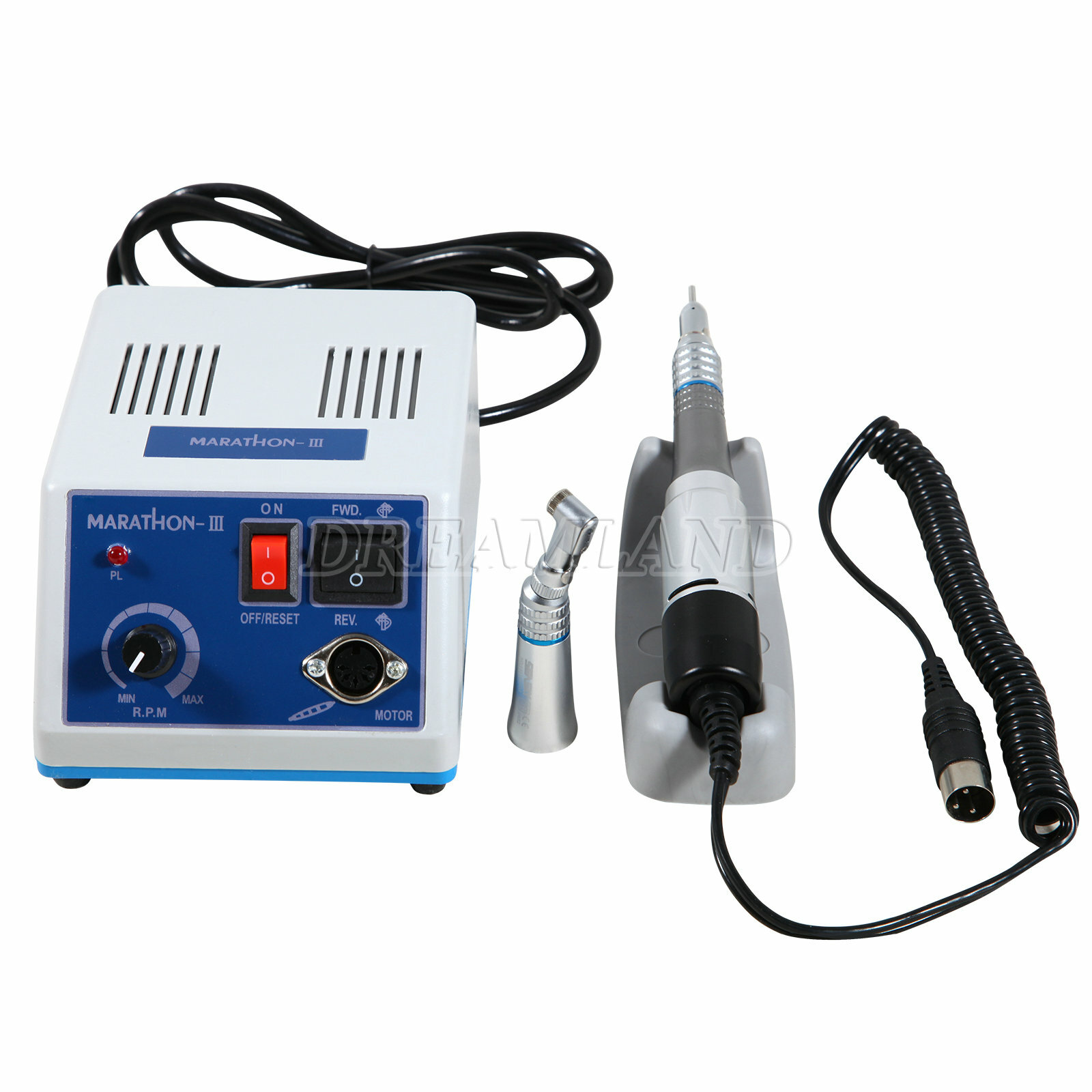 Dentist Lab MARATHON Handpiece 35K RPM Electric Micromotor Polisher Bur Drill OR
