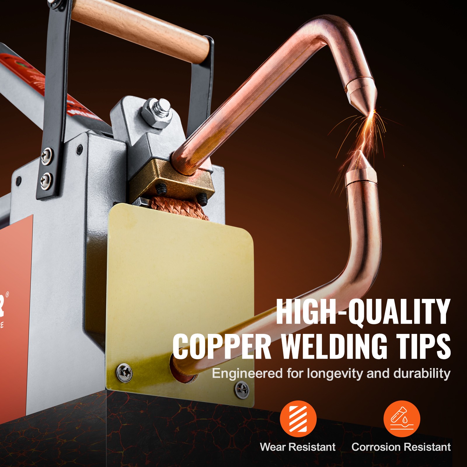 VEVOR Portable Spot Welder 1/8-inch Thick Spot Welder with 1.5KVA Input Capacity