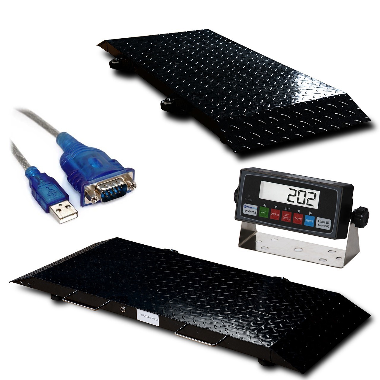 New PS-2KAS 50″ x 20″ x 4″ Vet Scale / Animal Scale / Small Livestock Scale