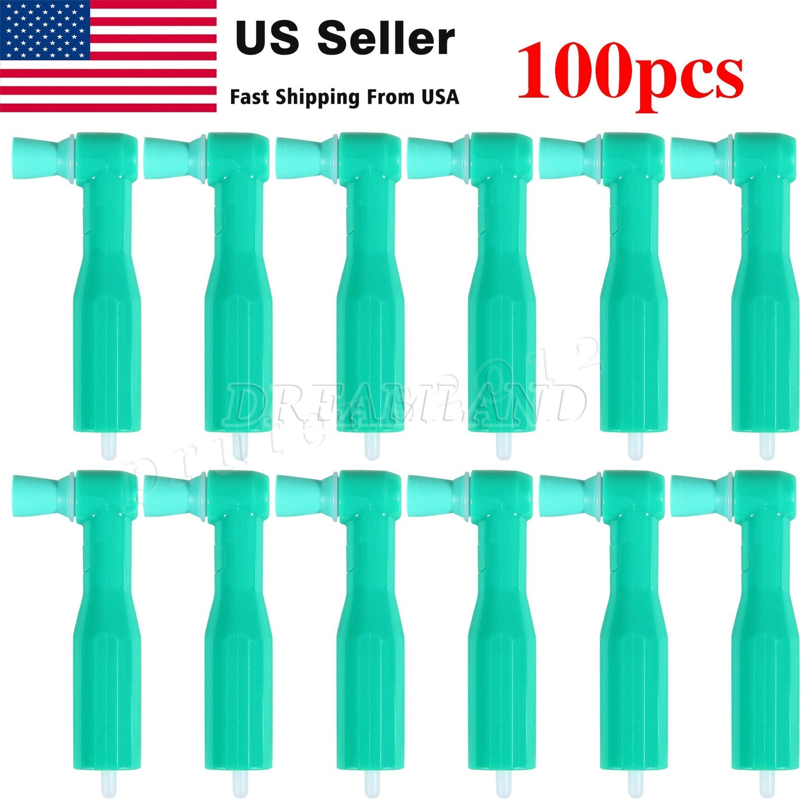 Dental Hygiene Prophy Handpiece Air Motor 4-Holes 4:1 Nose Cone 360° Swivel