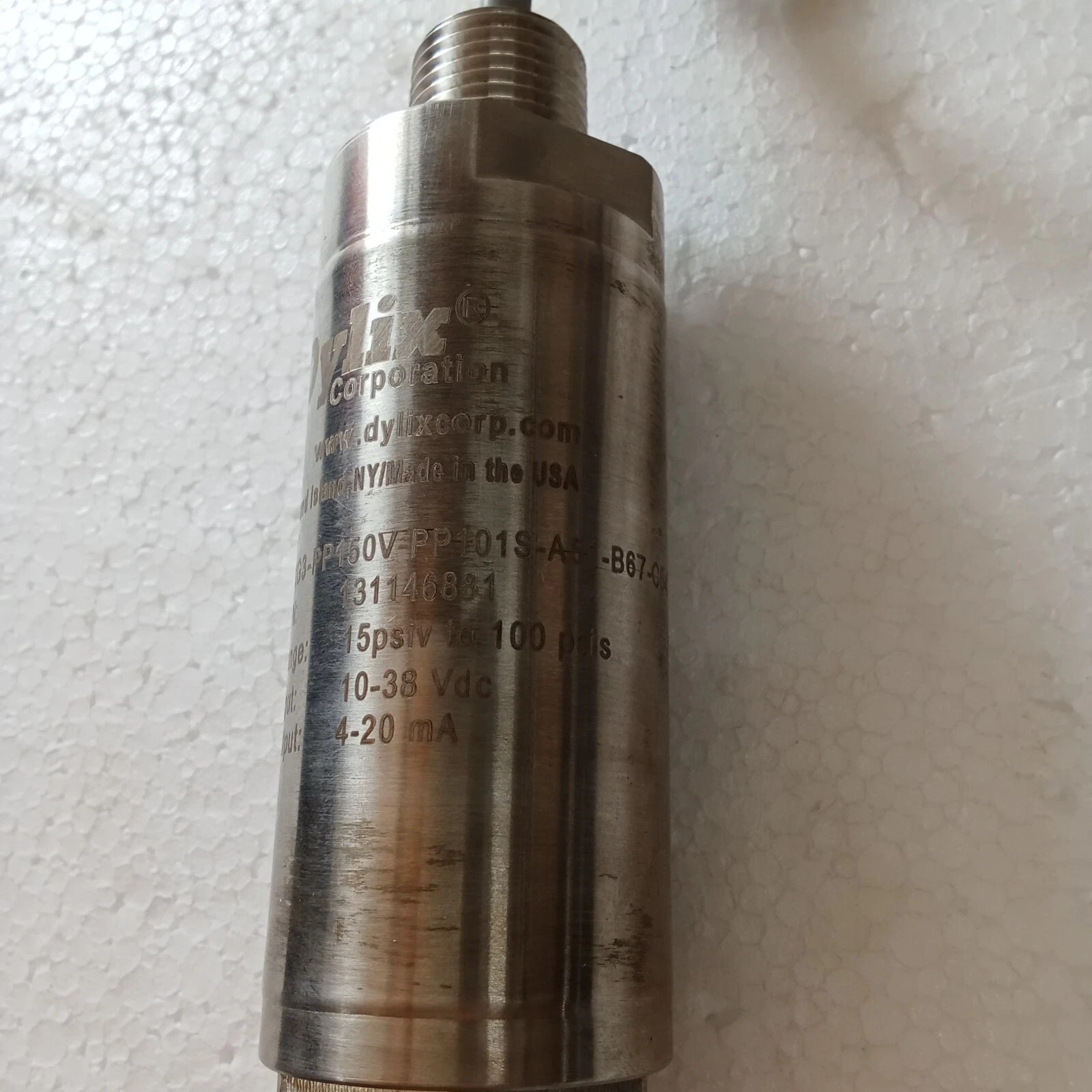 Dylix EXG3-PP150V-PP101S-A51-B67-C04 Pressure Transmitter