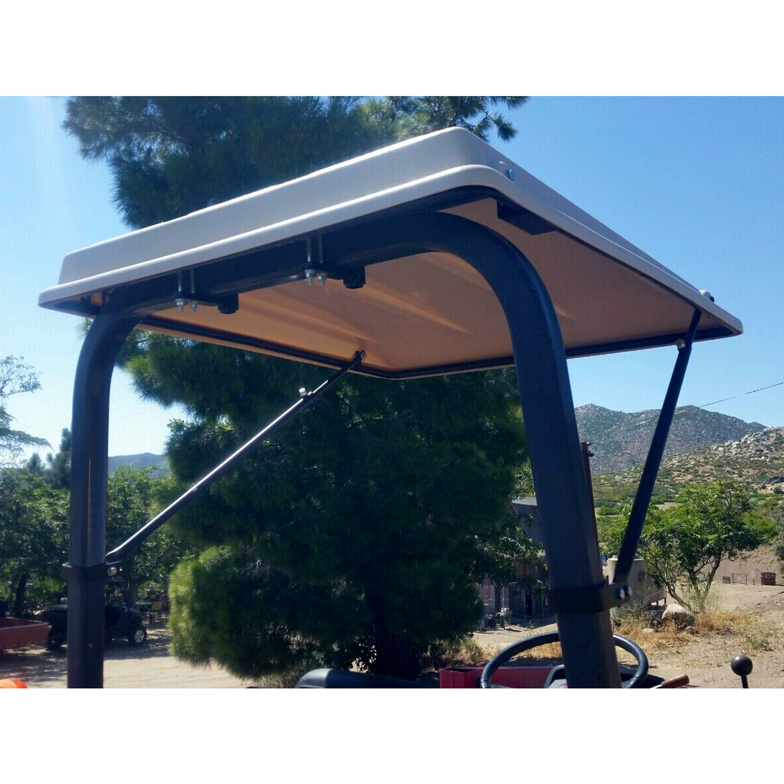 Tractor Canopy For John Deere Tractors with ROPS Sun Shade Canopy with Bracket