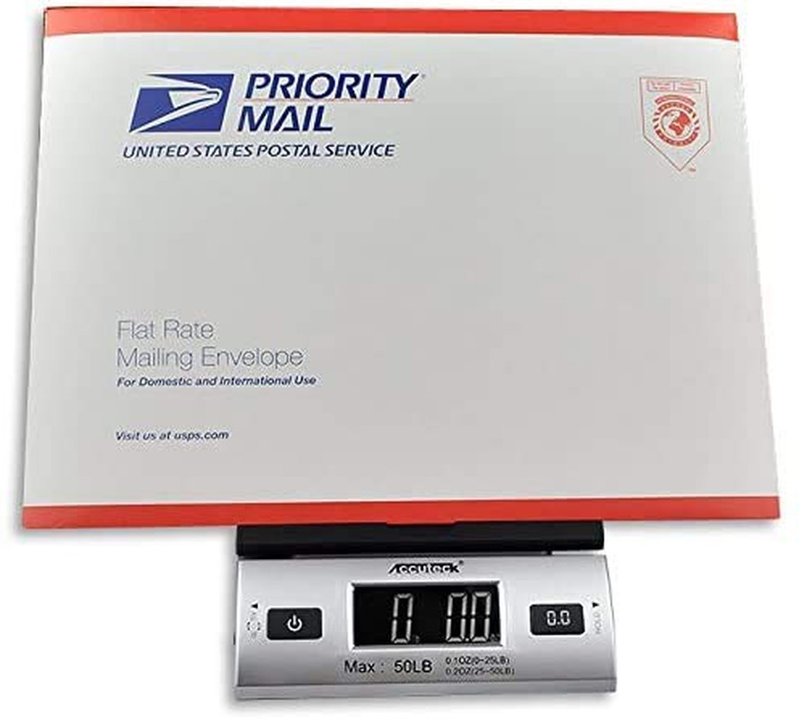 Digital Shipping Postal Scale 50LB Capacity 0.1oz Precision