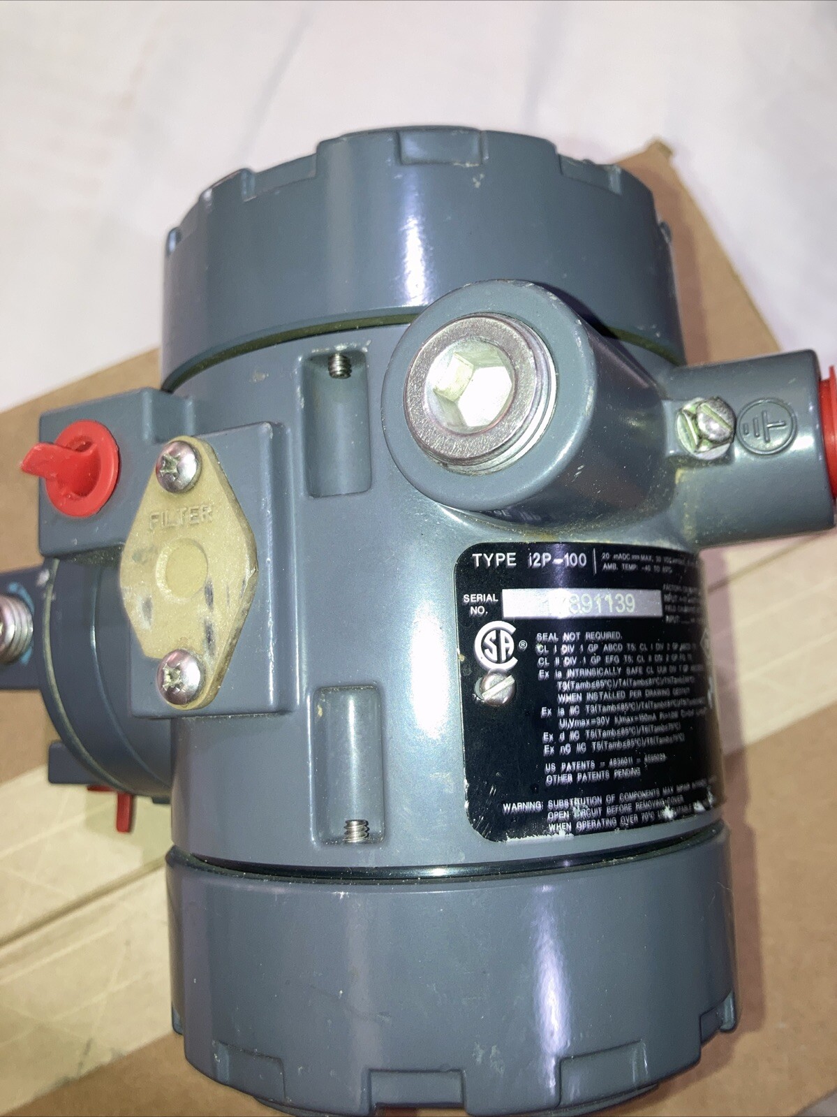 FISHER FSI2P-1B I2P-100 TRANSDUCER (NEW OB)