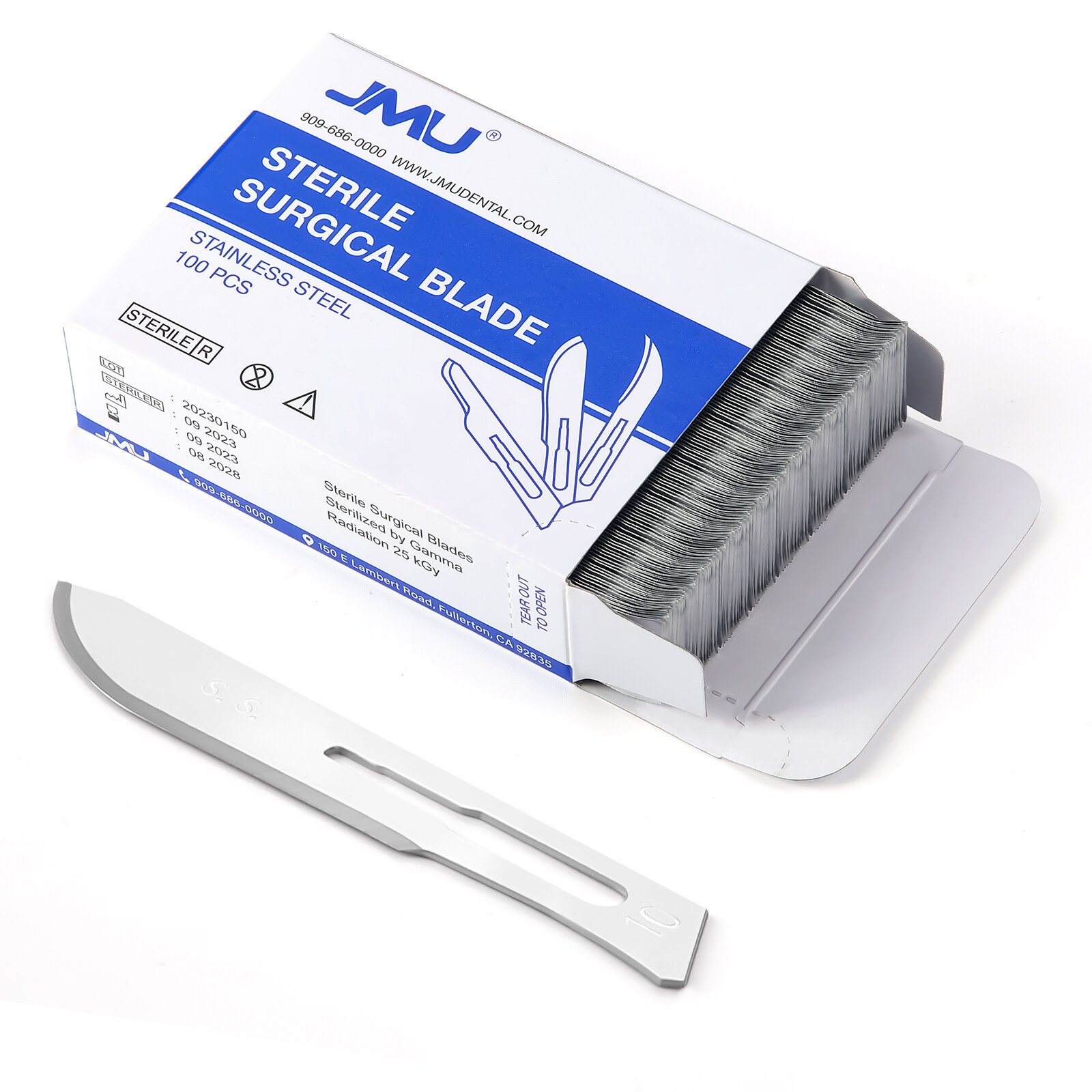 1000pcs Scalpel Blades Dental Steel Sterile Stainless Surgical ENT Instruments