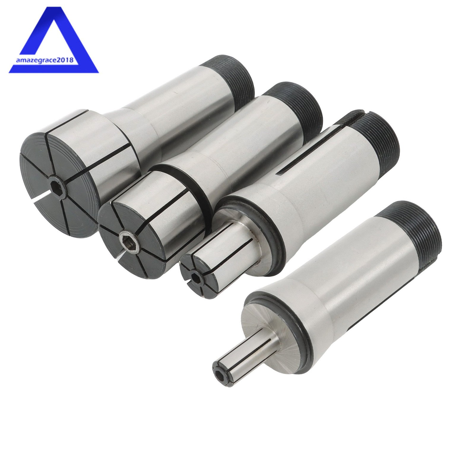 1/4 – 1-15/16″ 4 Pcs Expanding 5C Collet Set CNC Lathe Fixture Machinist Tool