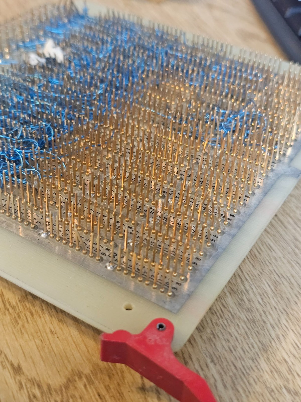 372Grams Vintage Retro High Grade Augat IC Wire-Wrap Board Scrap Gold Recovery