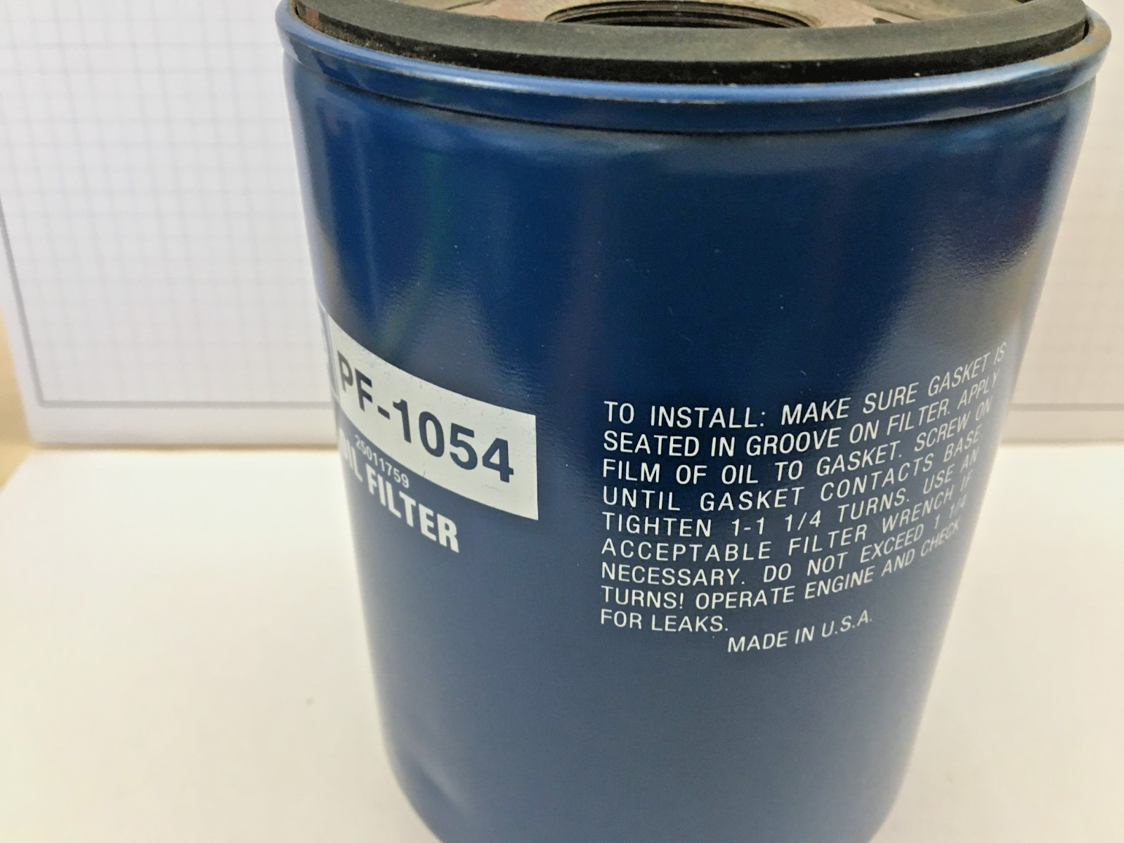 AC DELCO PF-1054 OIL FILTER