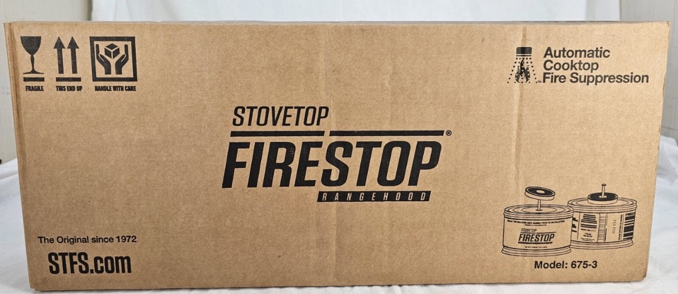 NEW – StoveTop FireStop 675-3D RangeHood Fire Suppressor 10 Pack – April 2032