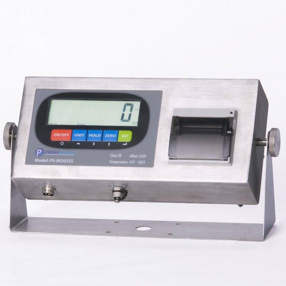 Prime Scale PS-IN202SS Stainless Steel Weight Indicator w/ Printer