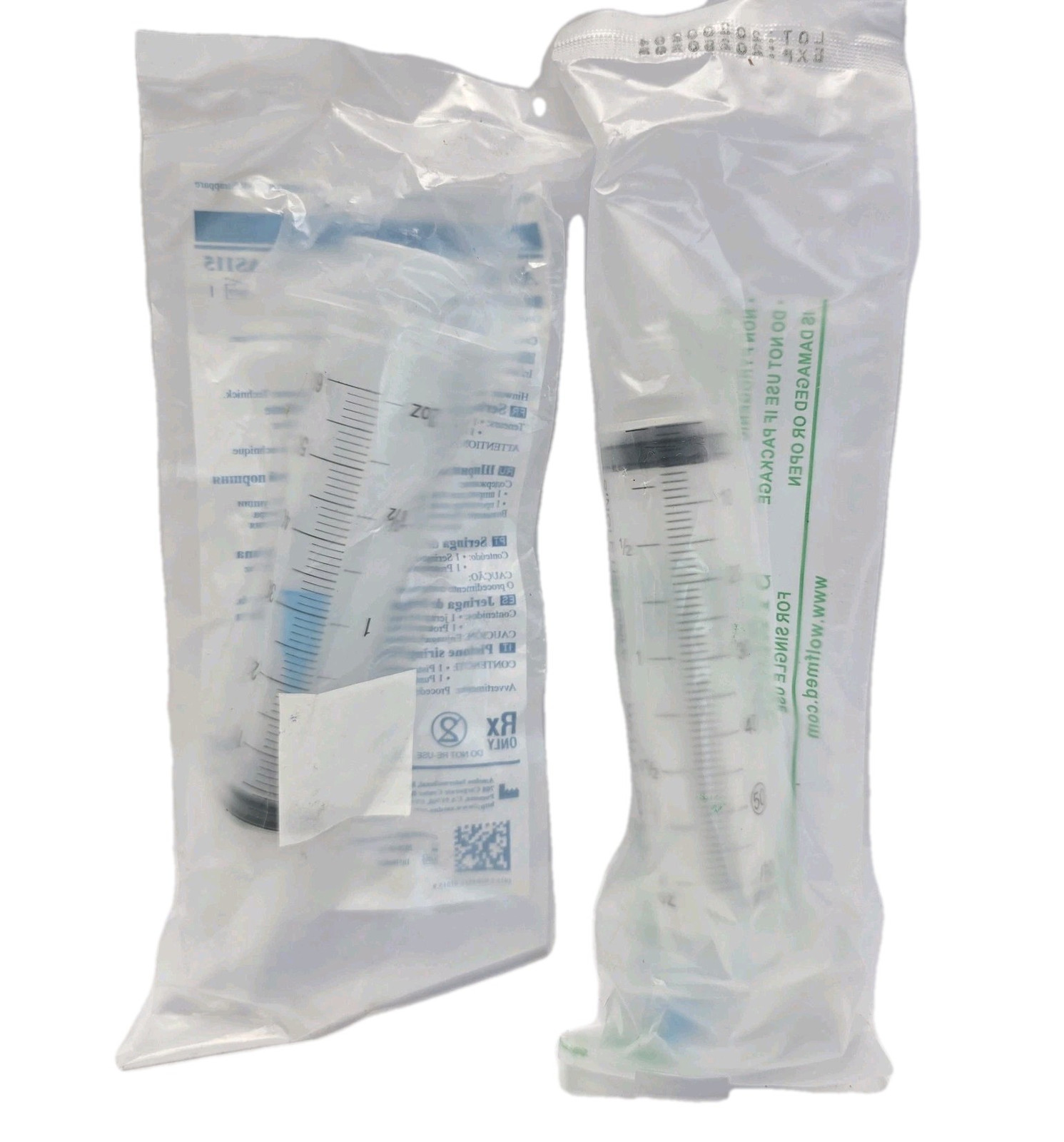 New 3 Pack 60mL Catheter Tip Syringes No Needle Baby Squirrel Pet Bird Feeding