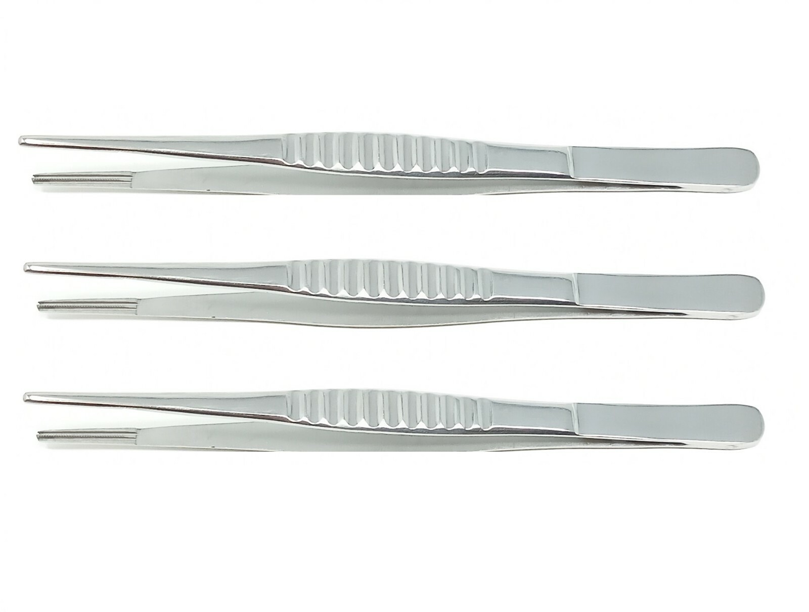 3 Premium Debakey Vascular Thumb Tissue Forceps 6.25″ Atraumatic Tweezer Clamp