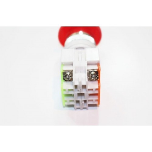 2 Pcs x Red Mushroom Emergency Stop Push Button Switch NO + NC 22mm CNC Gecko