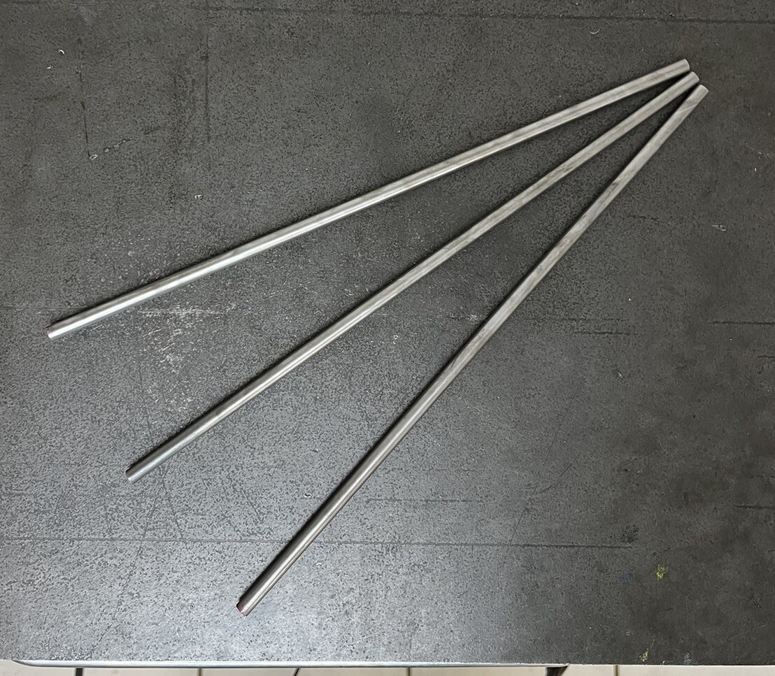 M2 Tool Steel Round Rods 1/4″ (.265 OD) x 12″ | High Speed Steel | 3 Pack
