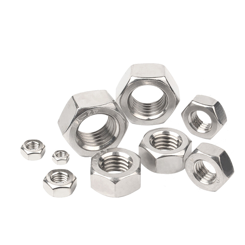 Hex Full Nuts Left Hand Thread Nut Hexagon Nut M4 M5 M6 M8 M10 M12 M14 M16M18M20