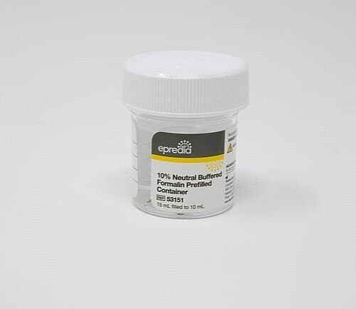 Epredia™ Prefilled NBF Specimen Transport Containers, 15 ml, #53151, 64/box