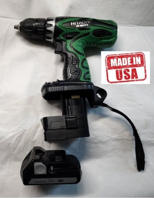 Hitachi 18v to Metabo adapter
