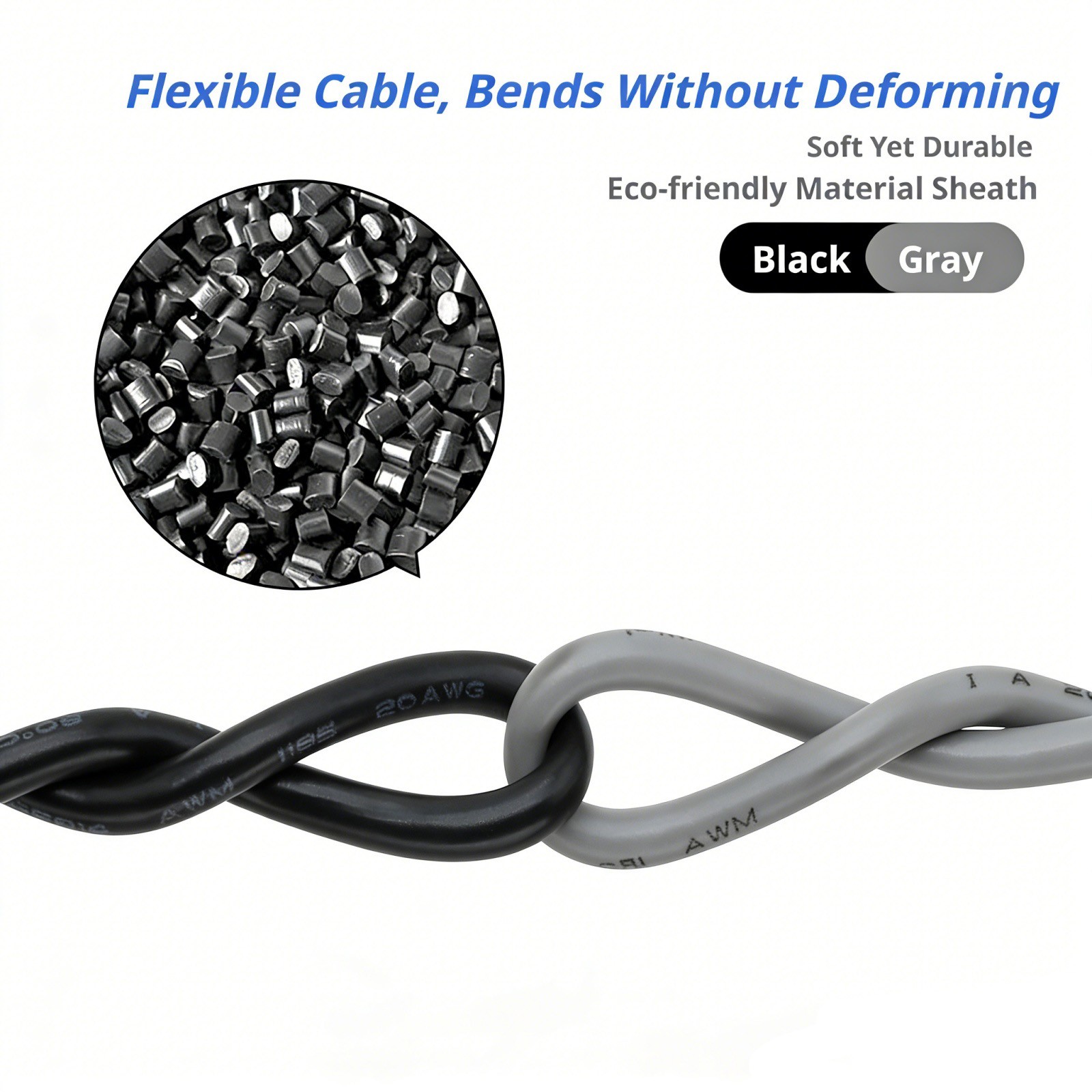 UL1185 Shielded Wire 28/26/24/22/20/18/16/14/10AWG Audio Signal Wire Single Core
