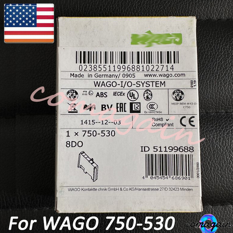 New In Box For Wago 750-530 Module 750530 24VDC 0.5A Brand New