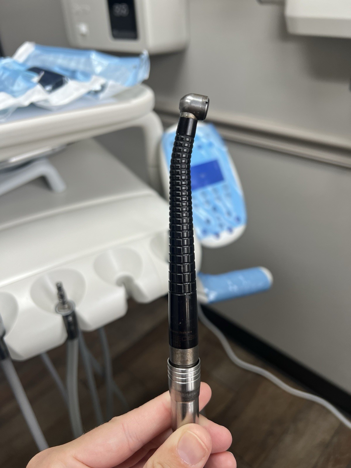 Dentsply Midwest High Speed Contra Angle Handpiece Lot, Autochuck 4-Hole