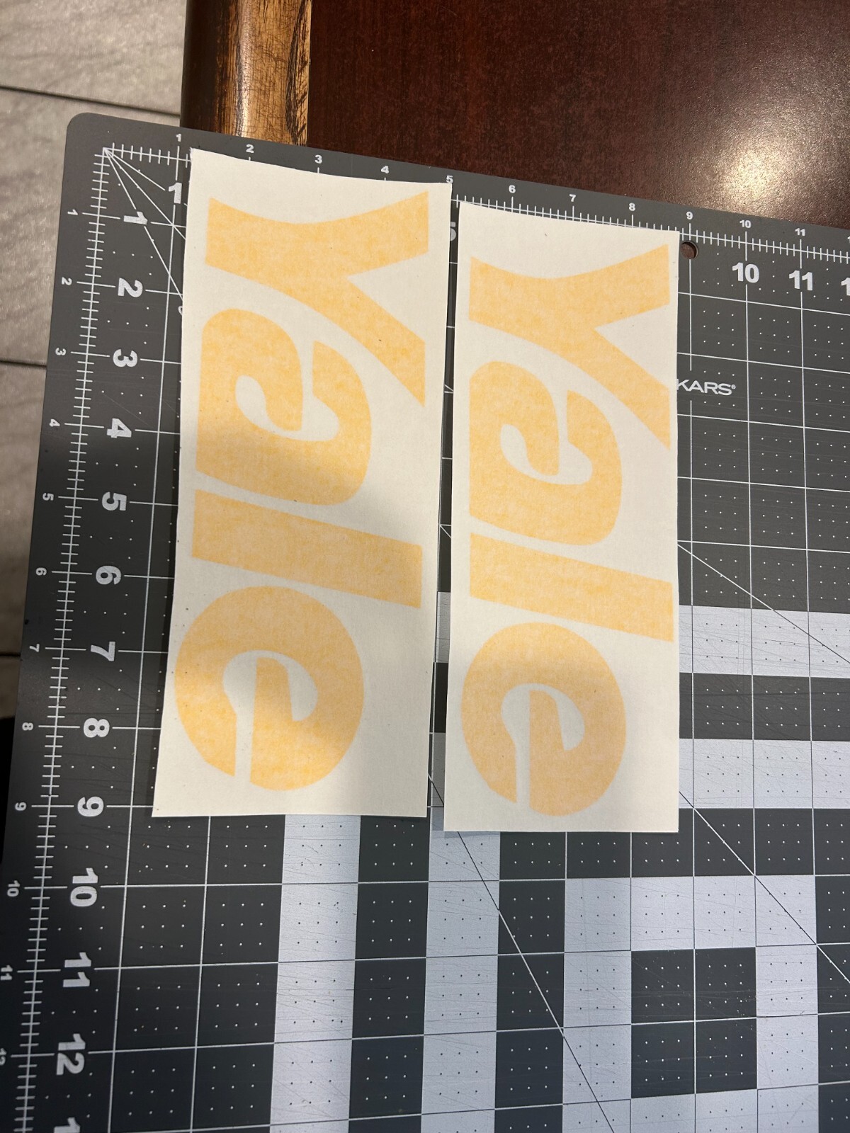 Yale Forklift Decal – Yellow Vinyl Yale Decal Set of 2