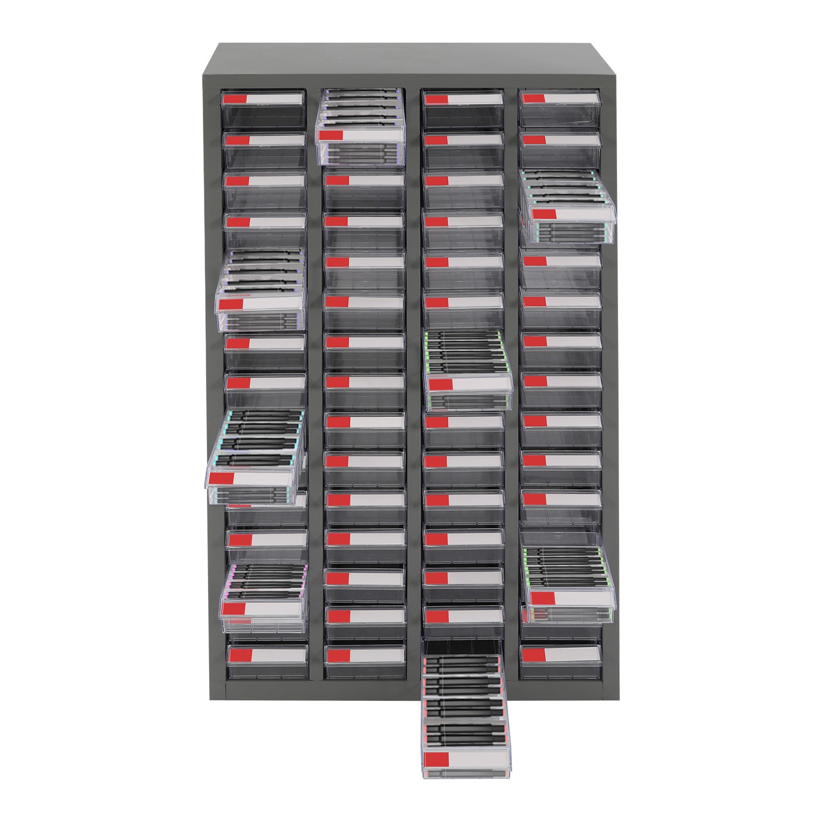 60 Drawers Hardware Tools Storage Cabinet Shop Bolt and Nut Tool Organizing Case