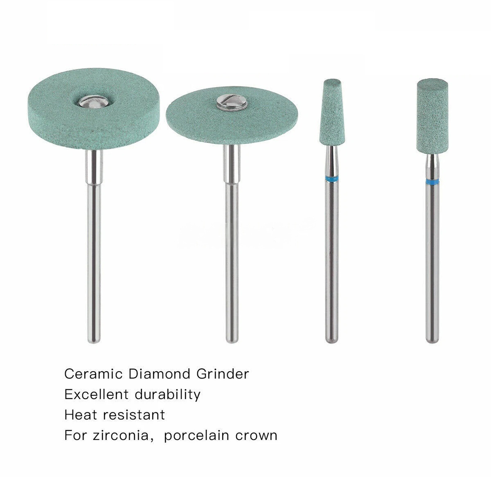 Dental Ceramic Diamond Polisher Grinder Zirconia Porcelain Polishing Pieces Burs