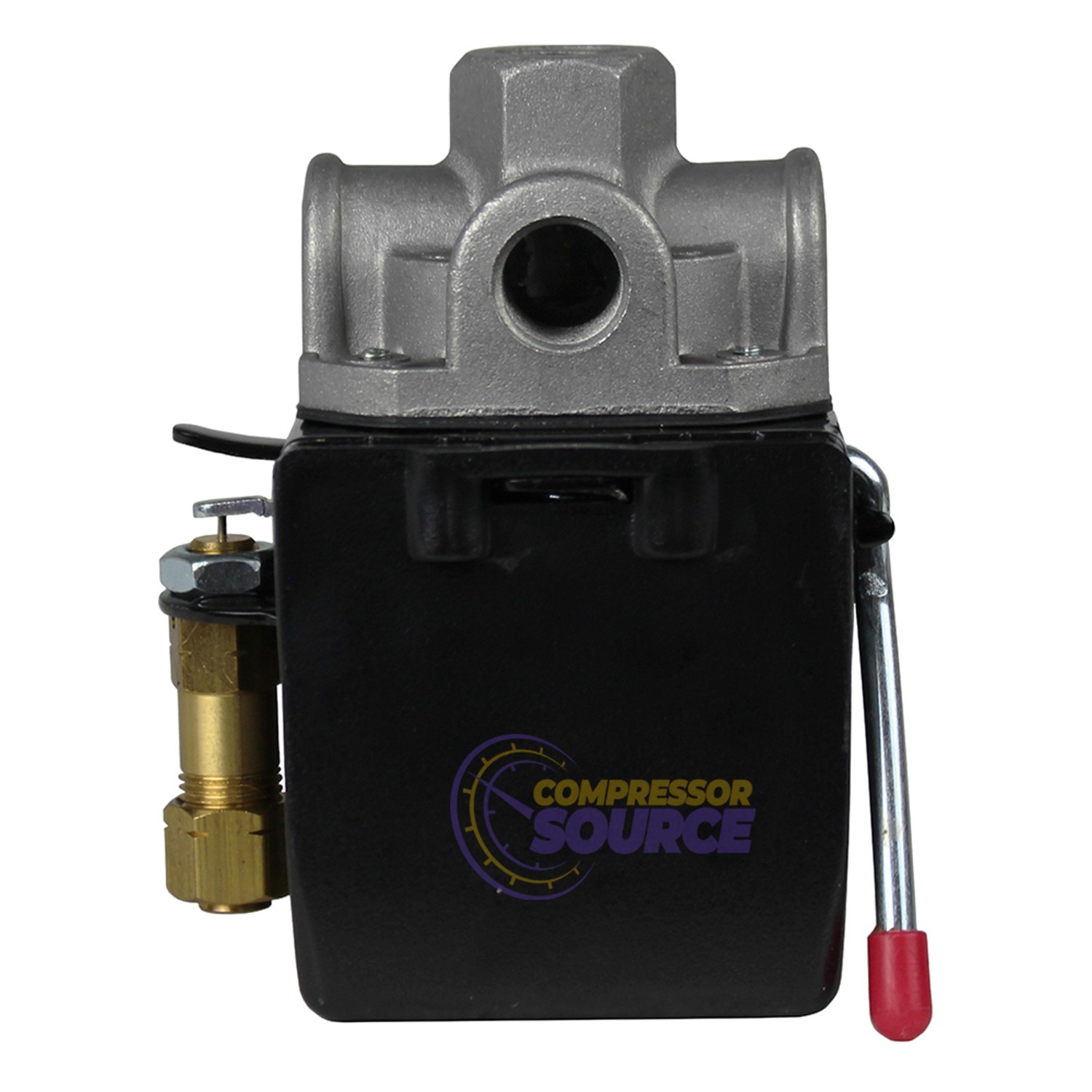 Heavy Duty 4port 25 Amp Air Compressor Pressure Switch Control Valve 105-135 PSI