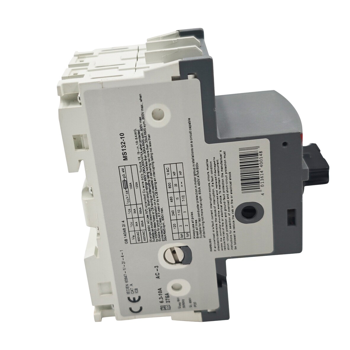 MS132-10 6.3-10A manual motor starter Motor circuit breaker with rotary knob NEW