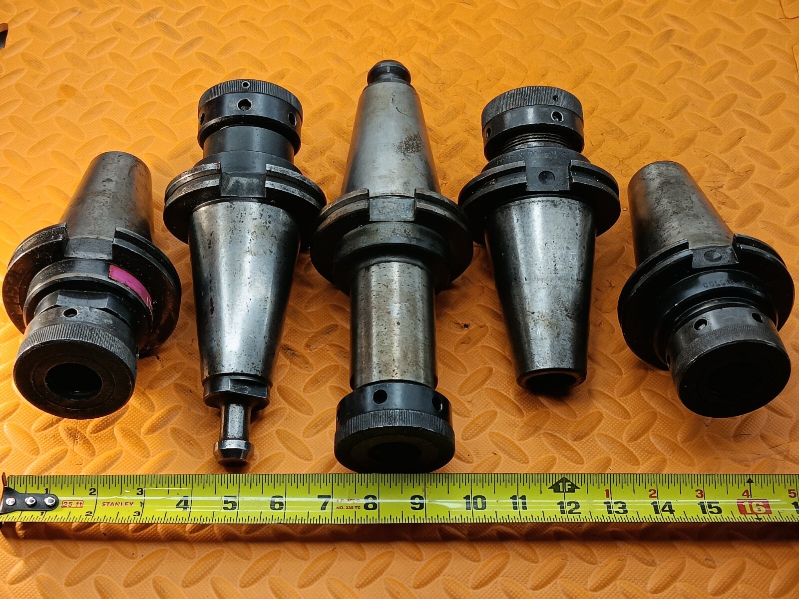 5pc Lot CAT50 TG100 Collet Chuck Tool Holders Lyndex Erickson CAT 50 TG 100 CNC