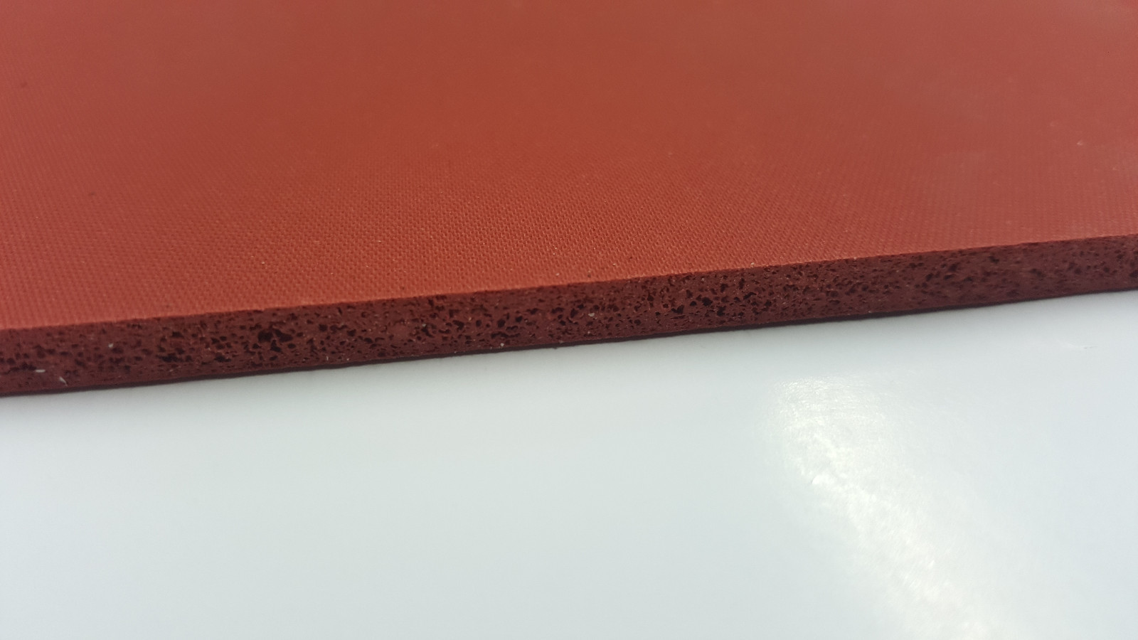 SILICONE SPONGE RUBBER ADHESIVE ONE SIDE 1/8 THK X12″X12″ SHEET HIGH TEMP