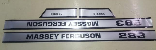 Massey Ferguson 283 Hood Decals