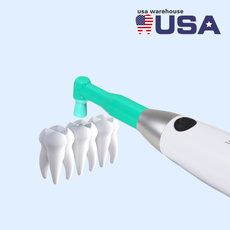 Dental disposable prophy angles Soft cup Latex Free 90° Polishing Cups Green