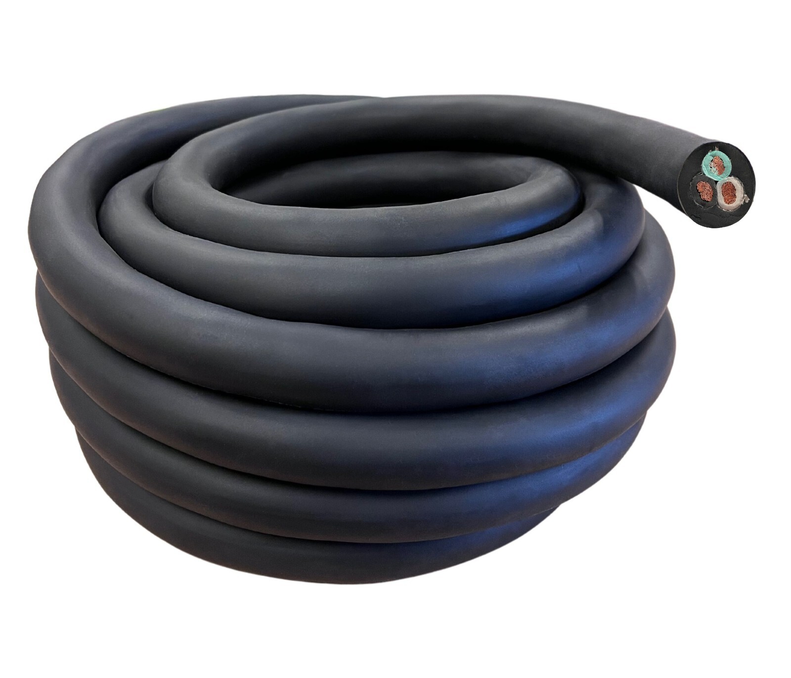 WindyNation 6/3 6 AWG SOOW SO Cable Cord Wire – 6 Gauge 3 Conductor 600V