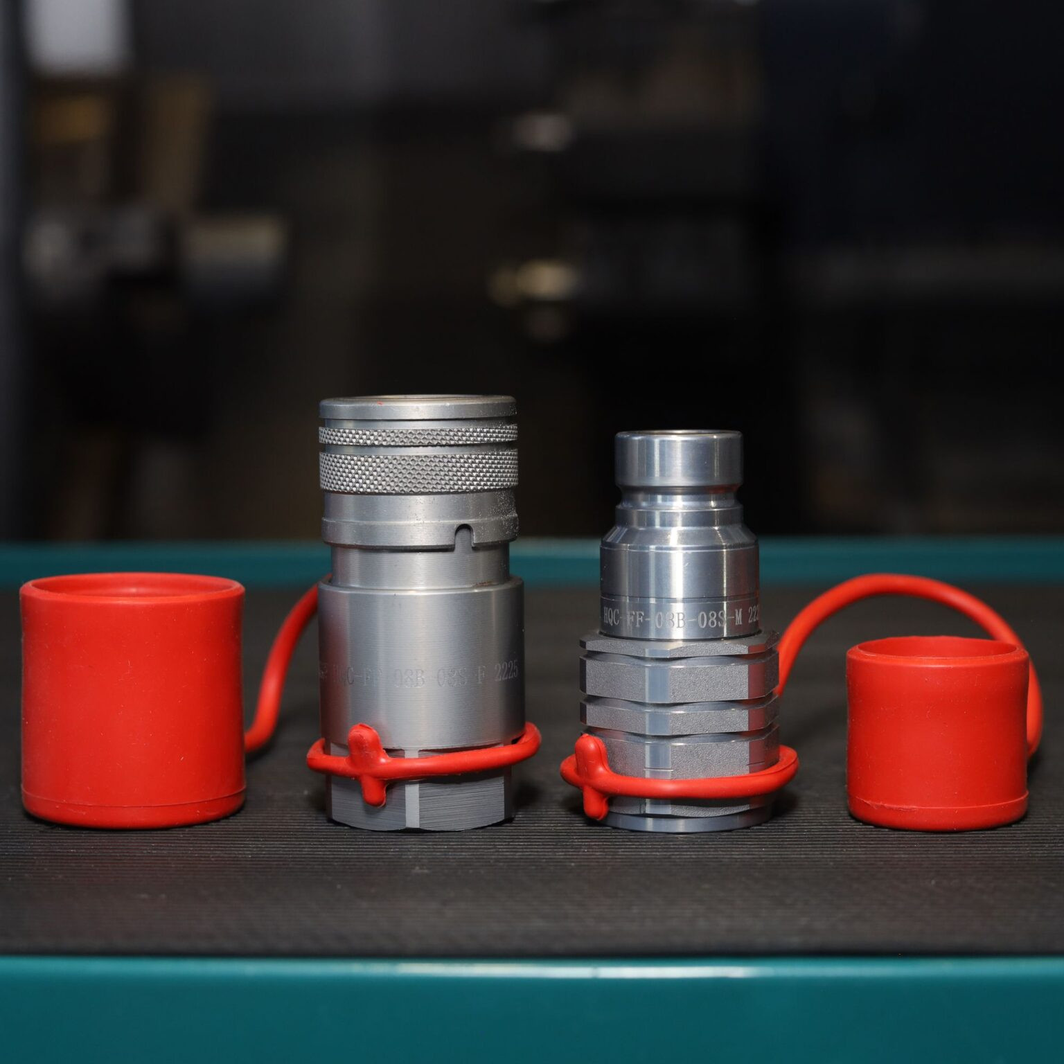1/2″ Flat Face Hydraulic Quick Couplers Set – 1/2″ SAE Thread