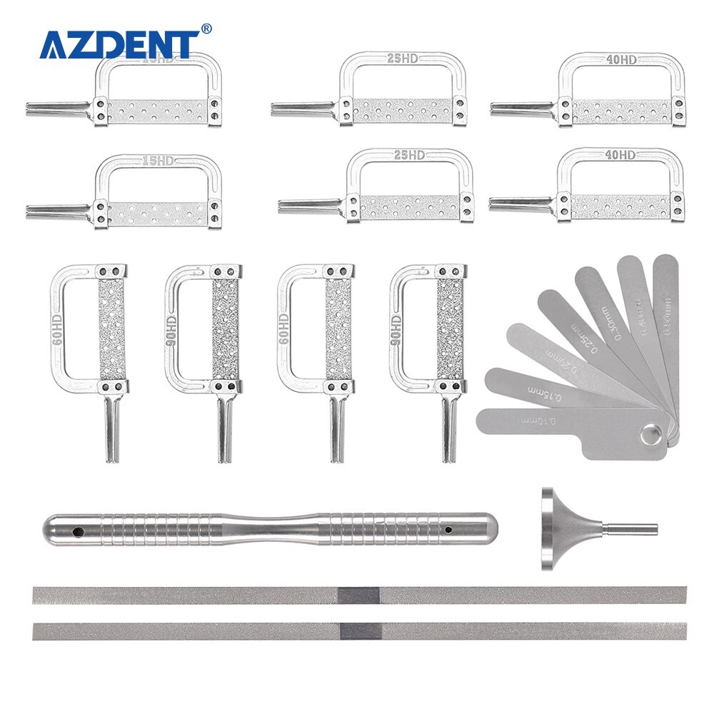 Dental 4:1 Reduction IPR Handpiece Contra Angle Interproximal Stripping Gauge