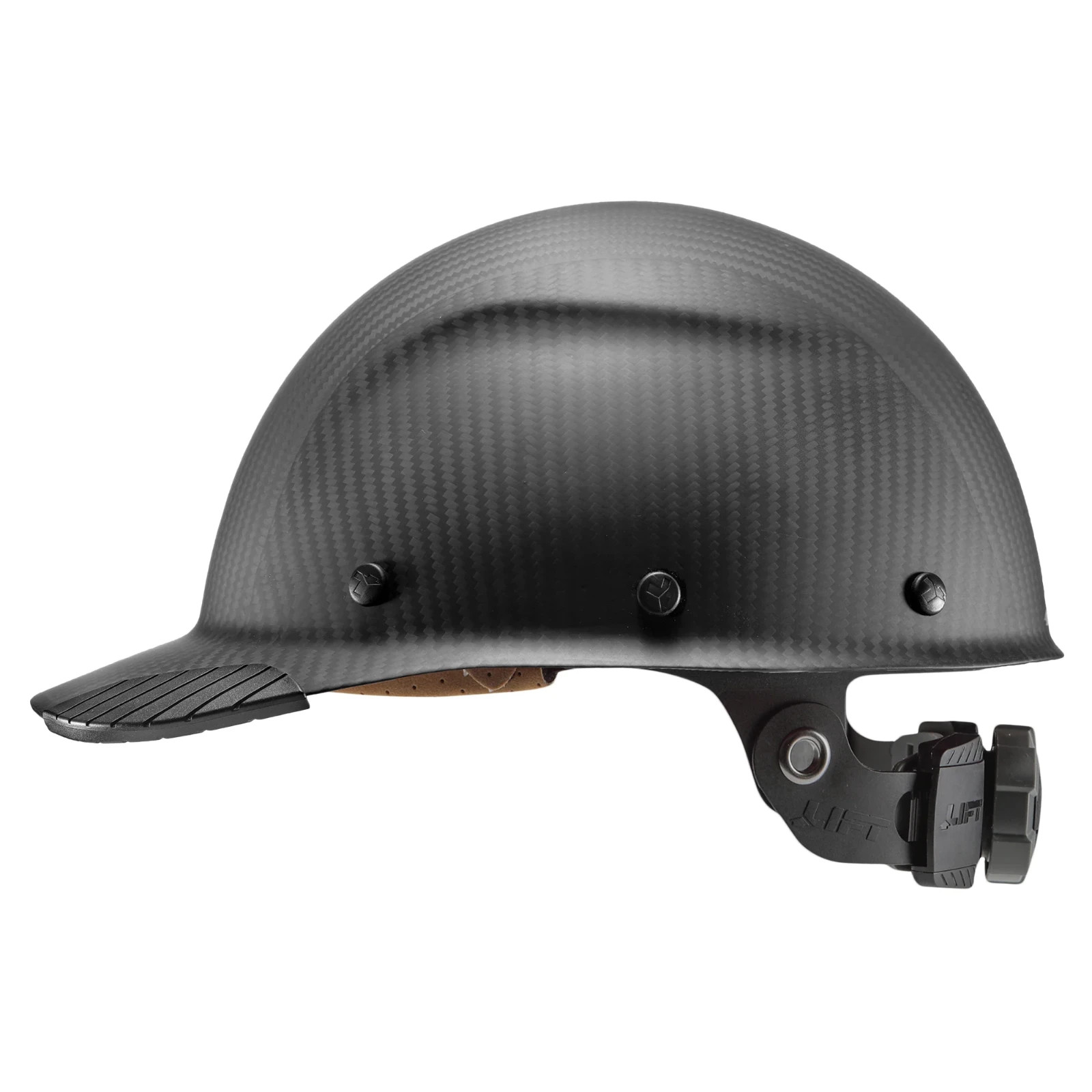 LIFT SAFETY-CAP STYLE HARD HAT-CARBON FIBER-GLOSS BLACK-ANSI CLASS C