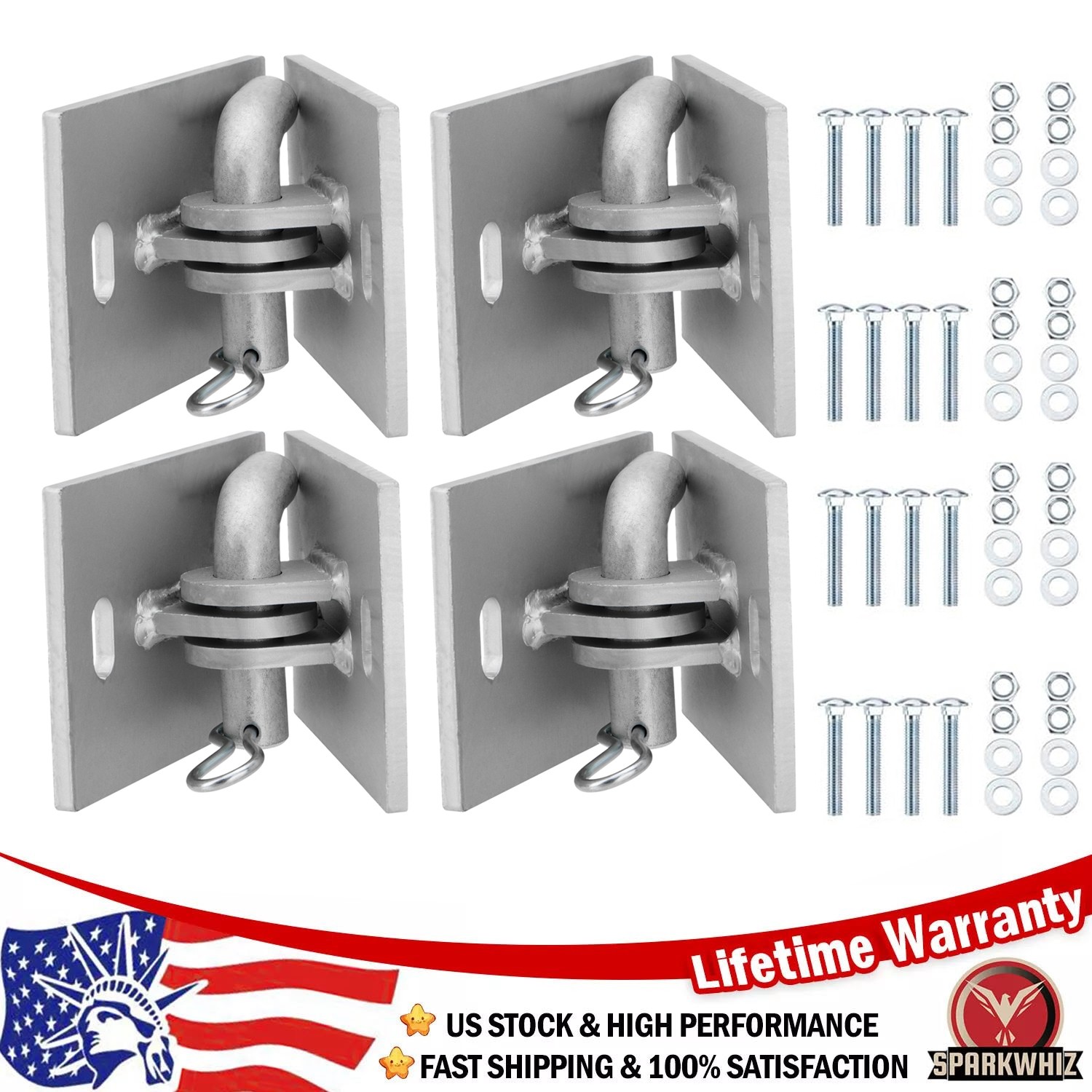 Pack of 4 Floating Dock Hinges Kit Connect Ramp to Floating Dock Hardware A+++
