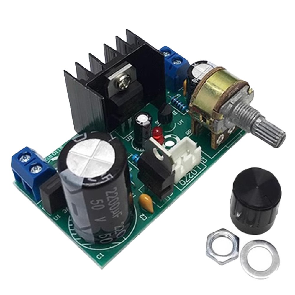 1x LM317 Adjustable Voltage Linear Regulator Step Down Module AC/DC to 5/12/ 24V
