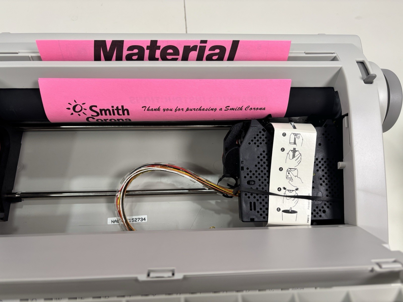 Smith Corona Memory Correct Electric Typewriter Model NA1HH w/ Manual – Tested