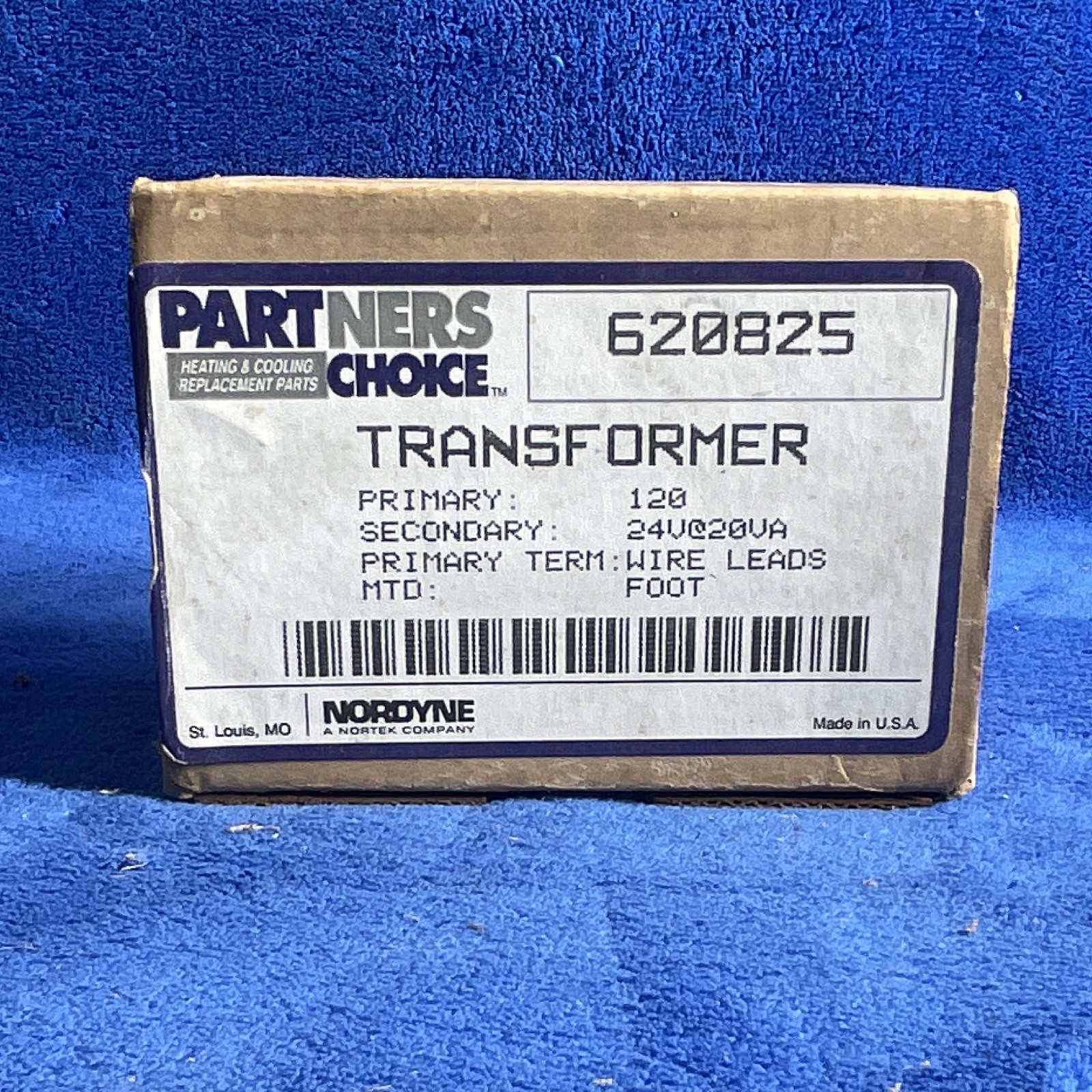 Partners Choice 620825 Power Transformer Step-Down AC-AC 120V-24V 20VA