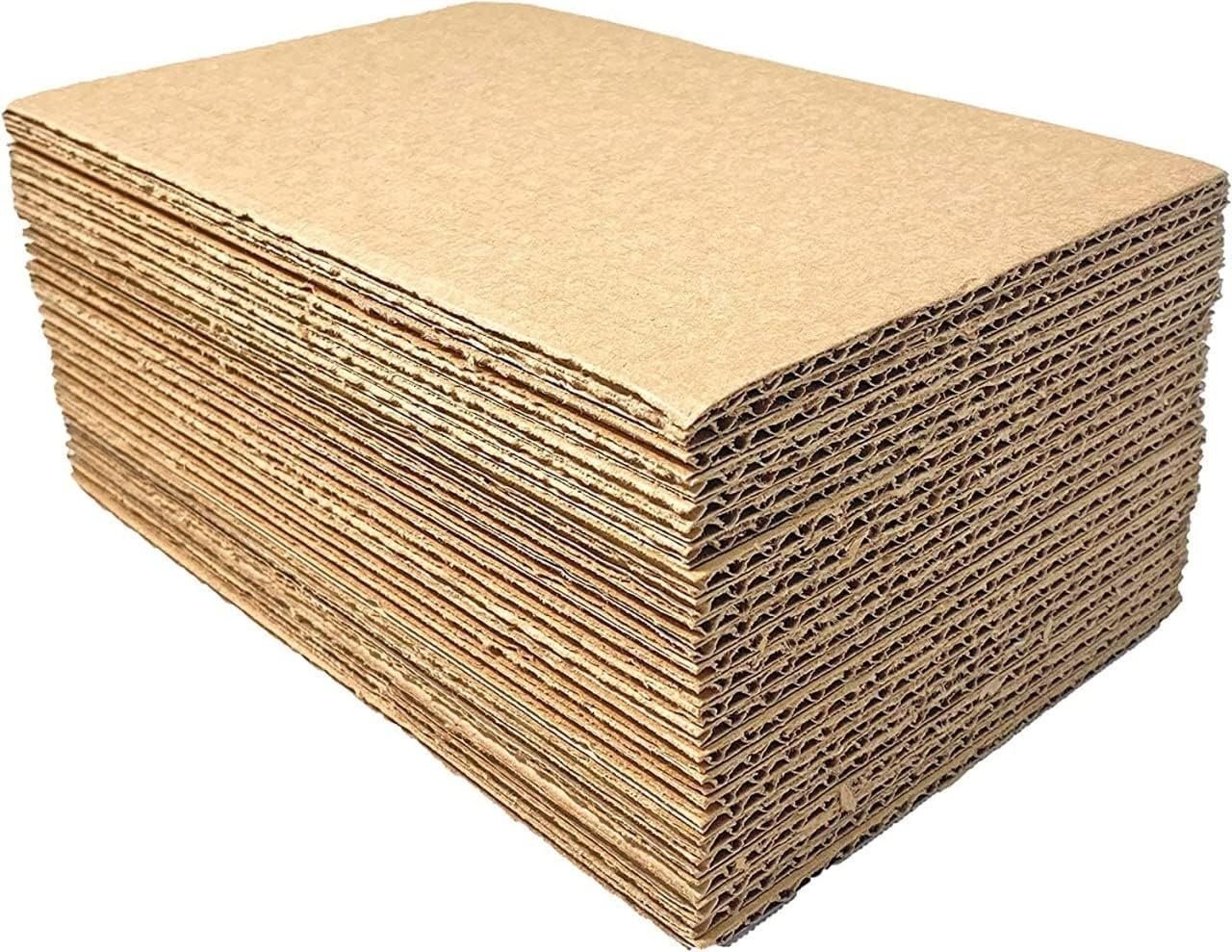 50 5×7 Cardboard Corrugated Pads Inserts Filler Sheet 5 x 7