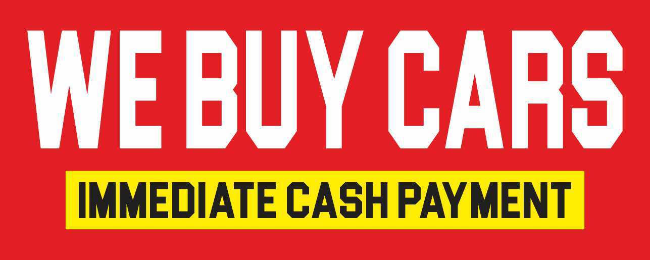 WE BUY CARS Advertising Banner Vinyl Mesh Sign trucks dealership cash payment