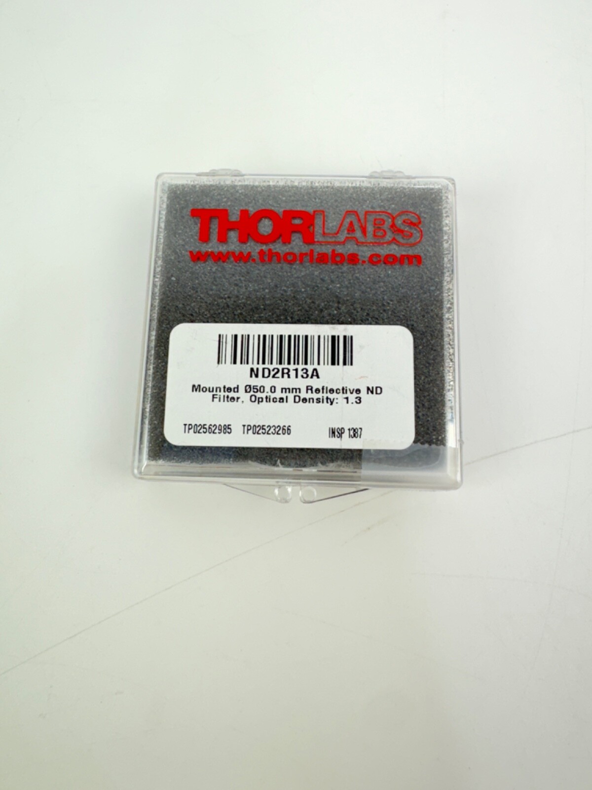 Thorlabs ND2R13A Mounted Ø50.0 mm Reflective ND Filter, Optical Density 1.3