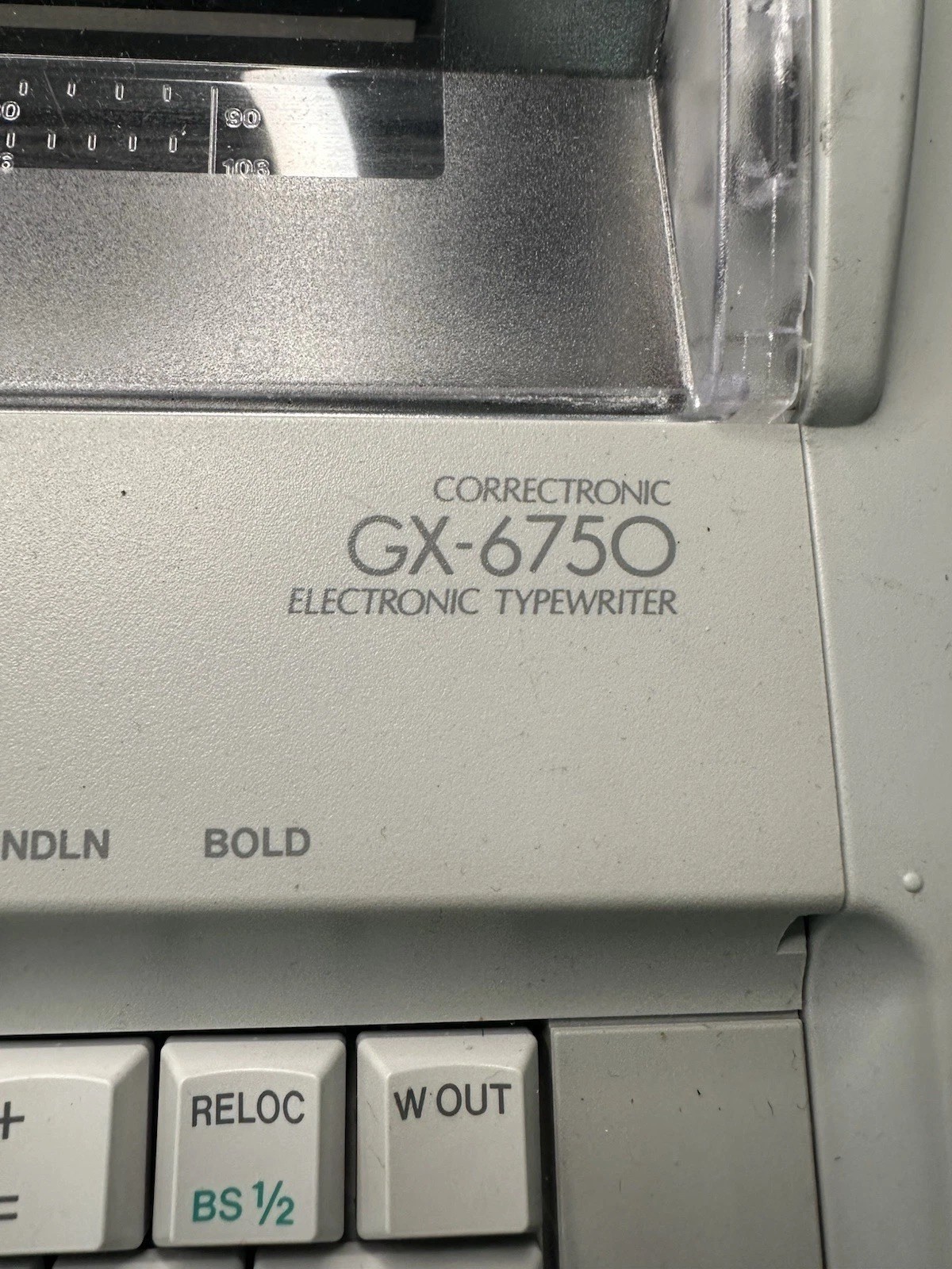 Brother Model GX-6750 Correctronic Electric Typewriter Tested Excellent