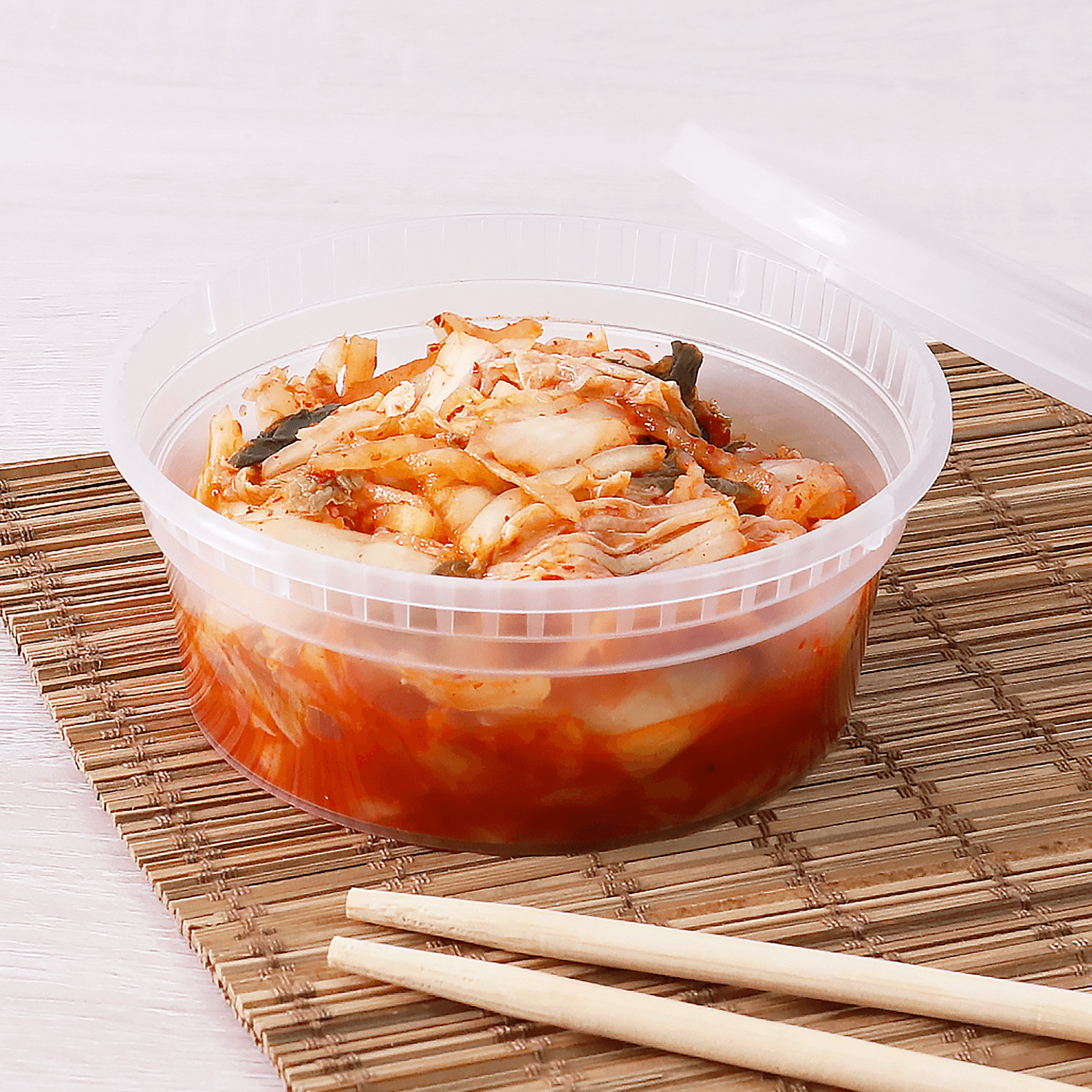 Karat 8oz PP Plastic Injection Molded Deli Containers & Lids – 240ct,FP-IMDC8-PP