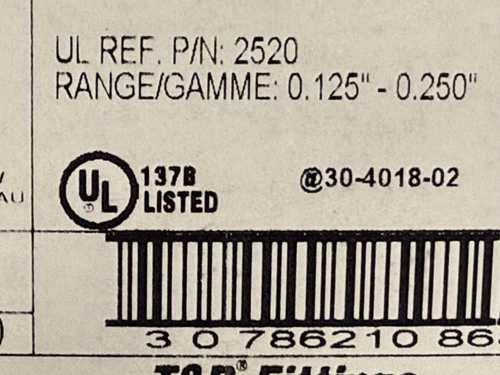25 Thomas & Betts 1/2″ Straight Liquidtight Cord Connectors 0.125-0.250