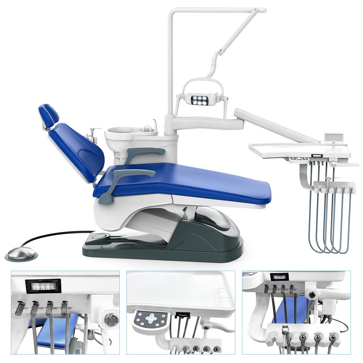 Dental Chair Unit Computer Controlled DC Motor Stool Kits for adult and children