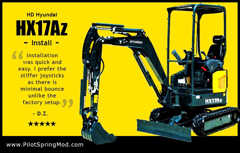 Mini Excavator & Mini Skidsteer Joystick Spring Mod – Jerky Pilot Controls?
